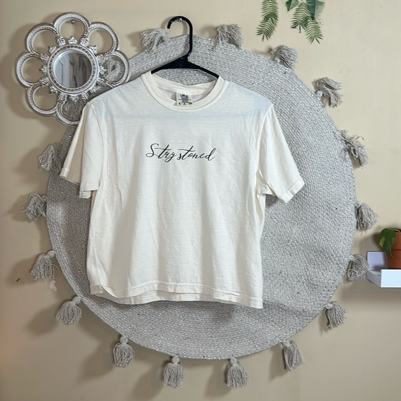 Tops - Stay stoned cropped Tshirt